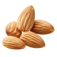 Raw almonds are nutritious cooking ingredient, perfect for snacking or adding to dishes. Their unique texture and flavor enhance various recipes, making them versatile choice photo
