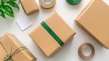Efficient logistics solutions are essential for managing supply chain effectively. This showcases neatly packaged boxes ready for shipment, highlighting importance of organization in logistics photo
