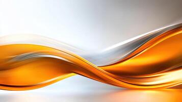 dynamic background showcasing flowing lines in orange and silver tones, creating sense of movement and energy photo