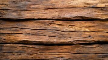 Rustic wood texture background with rich brown tones and natural patterns photo