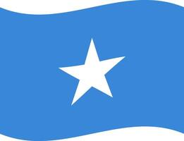 Somalia waving flag illustrator of national icon vector