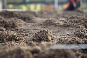 Soil preparation and cultivation in a farmland setting photo