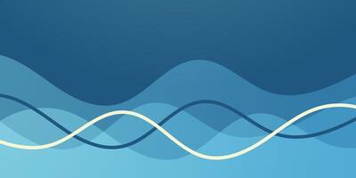 Abstract dark blue geometric wave 3D background. Simple wave line background pattern. vector