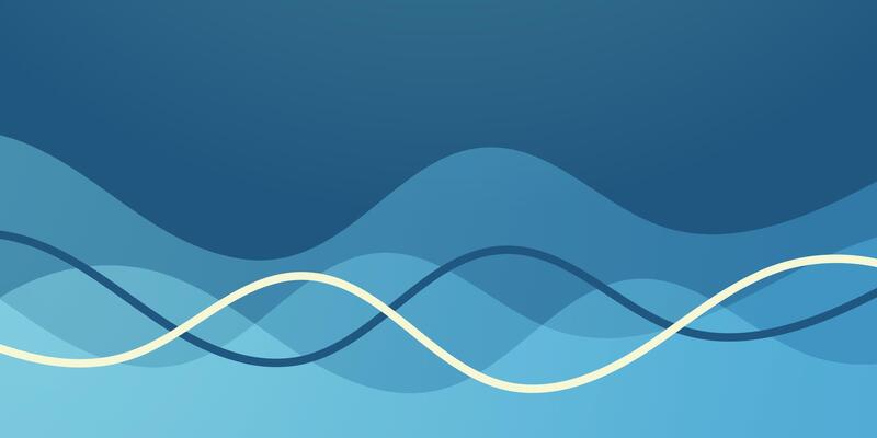 Abstract dark blue geometric wave 3D background. Simple wave line background pattern.