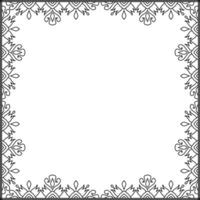 Ornamental Vintage Frame Featuring Flourish Design Element and Style. vector