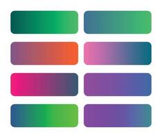 Set of gradients palette background vector