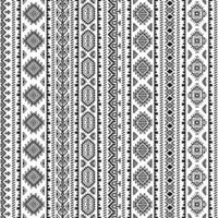 Ethnic seamless monochrome pattern, graphic. Aztec geometric background. Tribal print. Navajo fabric. Modern abstract wallpaper for paper, textile design. vector