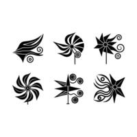 High quality wind graphic ideal for weather, nature, and airflow themed designs vector