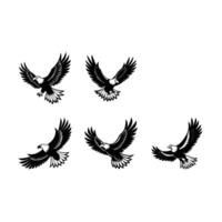Bald Eagle Soaring Graphic Design File vector