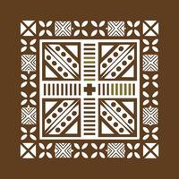 Abstract African Tribal Pattern Design vector
