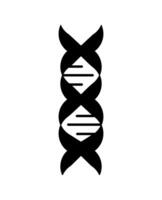 Dna symbol isolated on white background vector