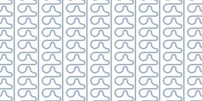 Abstract blue patterned design with repeating curves and lines, perfect for modern decor vector