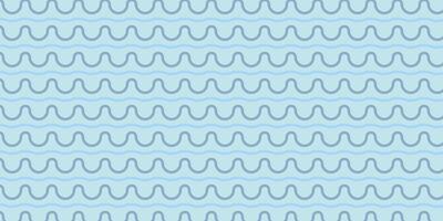 Wavy pattern in soft blue tones creates a calming background for design projects vector