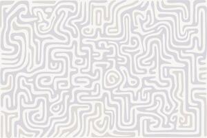 Intricate line pattern showcasing a dynamic interplay of curves and shapes in neutral tones vector