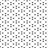 Geometric Black Heart Pattern vector