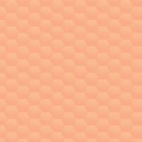 Soft orange hexagonal seamless pattern vector