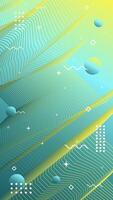 Abstract modern background of flowing element trend design. Sea color palette. vector