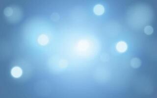 Soft Blue Bokeh Light Background. Calm and Serene Blurred Light Effect. Background decoration vector