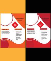 Abstract business flyer design layout template vector