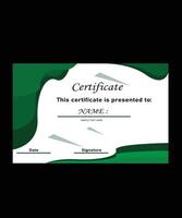 luxury certificate of achievement vector
