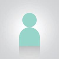 User Icon a sign of avatar in farozi color with a silver abstract background vector