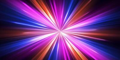 Bright flash effect with rays and glare Light light blur effect. illustration vector