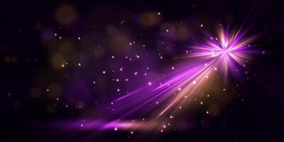 Bright flash rays and glare. Light light blur effect. illustration vector