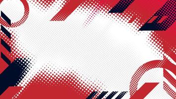 Abstract red and white background vector