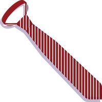 Tie isolated on whithe background vector