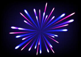 Abstract background with 3d explosion blast vector