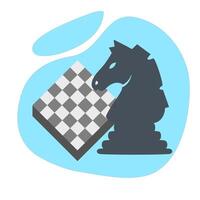 Marketing Strategy A chess piece with a plan icon vector