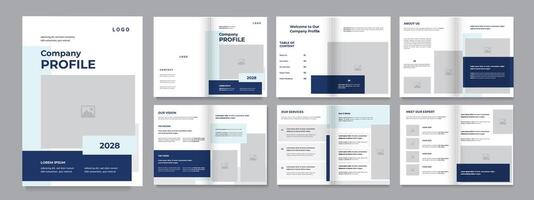 multipurpose company profile design, Brochure template layout modern minimal brochure design vector