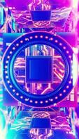 Futuristic Chipboard And Cpu 3D background Texture video