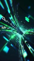 Futuristic loops technology element background video