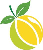 Citrus fruit, bursting with color and freshness, is artfully depicted with a playful touch vector