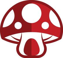 Whimsical Mushroom Icon vector