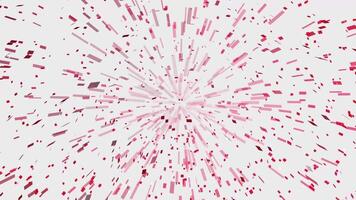 Motion anime style line abstract loop animation motion background square video