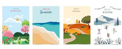 a4 background with for holiday vector
