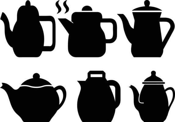 Teapot and Kettle Silhouettes