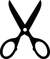 Scissors Silhouette A Icon of Craft and Utility vector