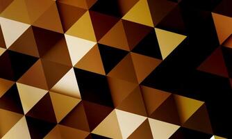 Abstract brown triangular mosaic pattern. Abstract geometric polygonal background. Artistic retro style. vector