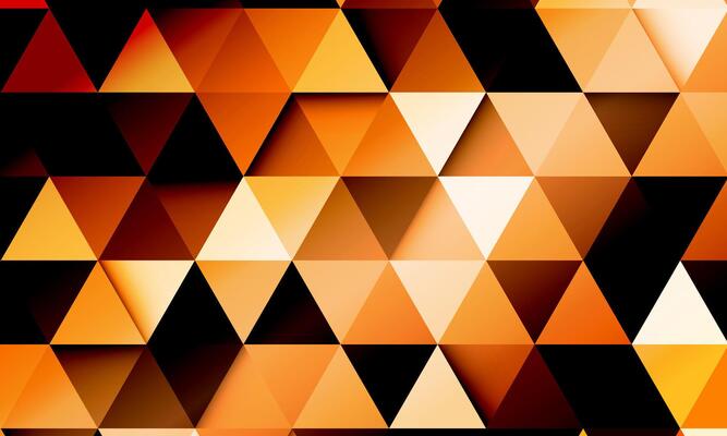 Abstract brown triangular mosaic pattern. Abstract geometric polygonal background. Soft vintage pattern.