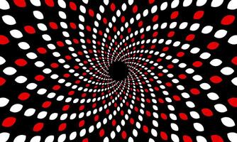 Abstract spiral Shape spinning vortex style flower background. Colorful leaves pattern. hypnotic pattern. vector