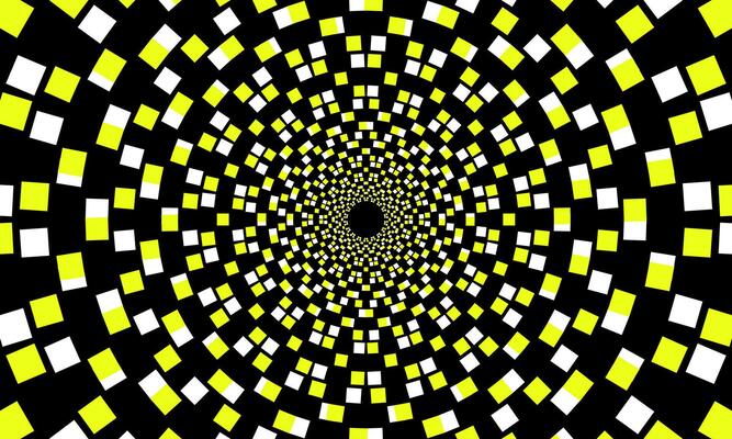 Abstract spiral Shape spinning vortex style flower background. Colorful square pattern. ethnic mandala pattern.