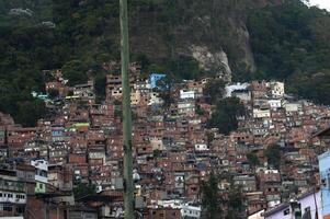 A large hill with many buildings on it photo