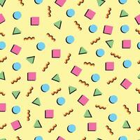 seamless pattern background shape combination vector