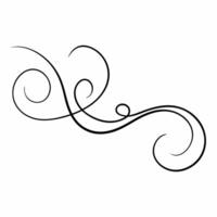 Curly Lines swirls vector