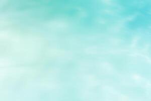 Defocused abstract background seawater gradient color, blue, turquoise, green, mint colors. Different tints sea water as blurred wallpaper, fon, backdrop, design elements. Pastel colored summer tones photo