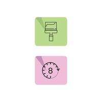 Labor icons set. Line set of icons editable stroke and pixel perfect. , vector