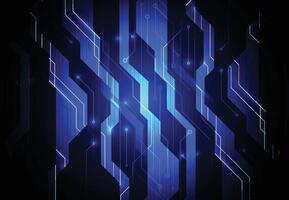 Abstract background with technology circuit board texture. Artificial intelligence vector